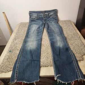 Silver Jeans Frances Bootcut Womens W29  Altered Length 32‎ Inseam Medium Wash